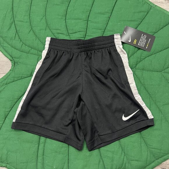 Nike Shorts Toddler 4T Black Dri Fit Athletic Pull On - Picture 1 of 3